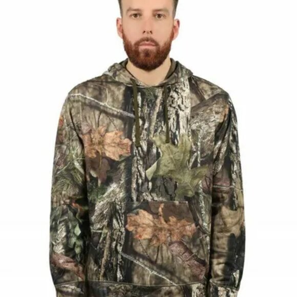 Mossy Oak Hunting Camo Hoodie Pullover Size 2XL - Picture 1 of 11